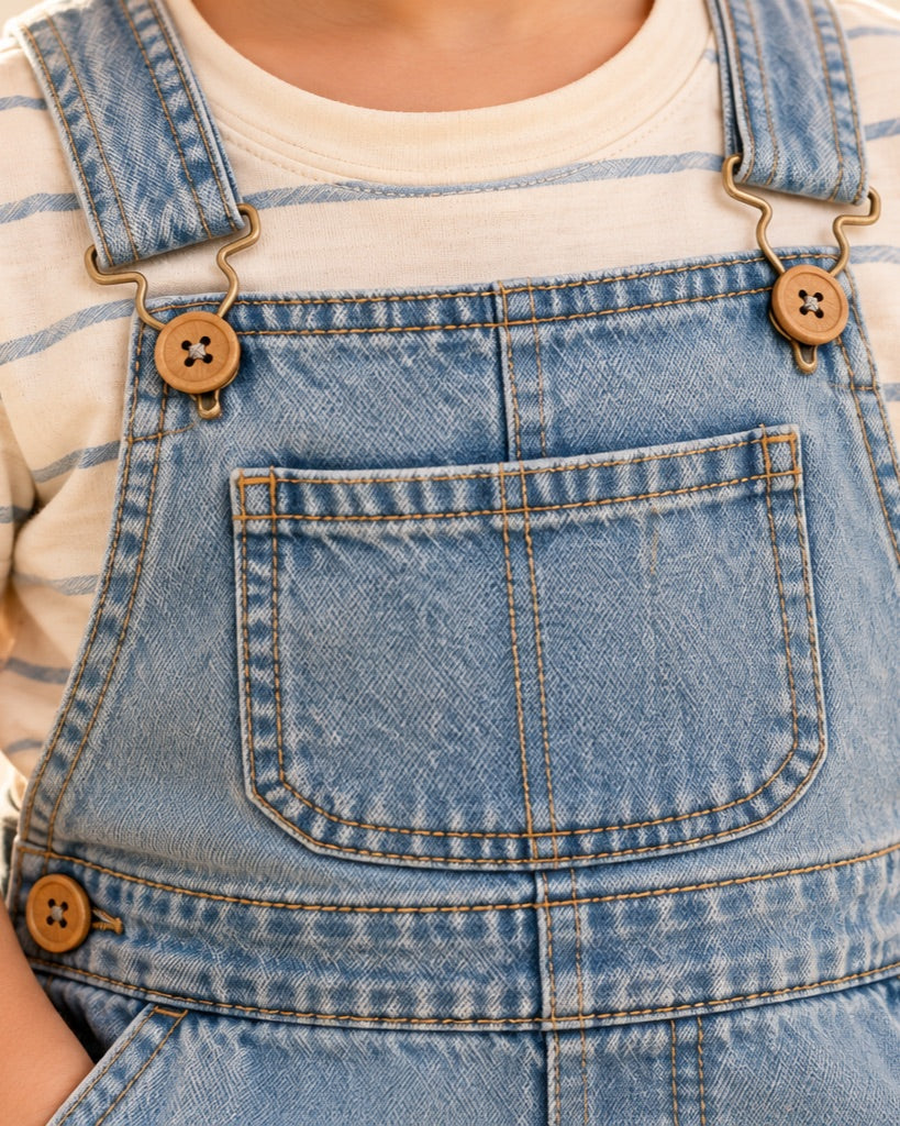 Denim Overalls – detail