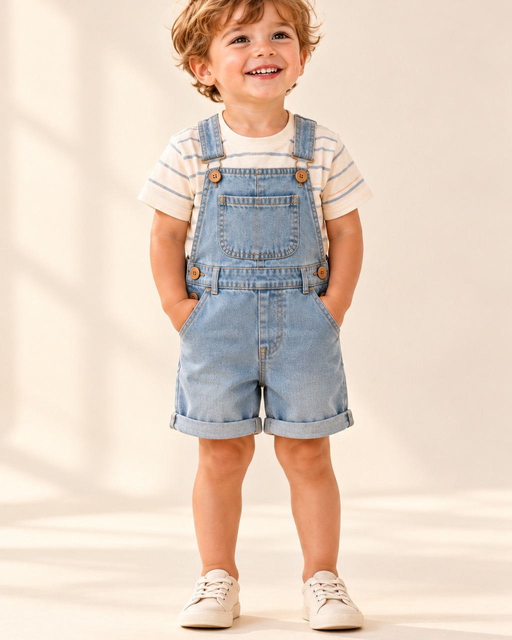 Denim Overalls – front
