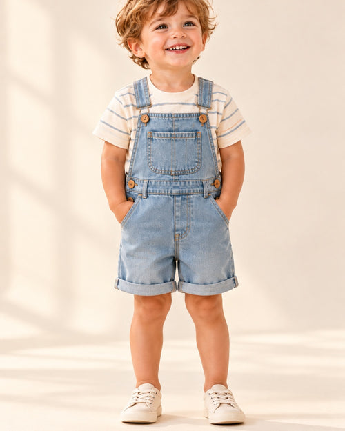 Denim Overalls – front